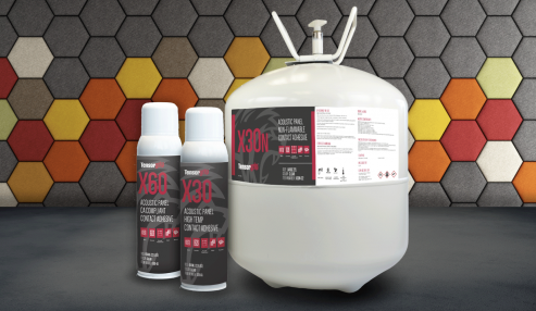 Choosing an Acoustic Panel Adhesive : Meet the Tensorgrip® Acoustic Family